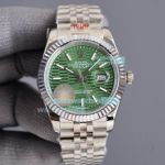 Replica Rolex Datejust Green Fluted Motif Dial Jubilee Bracelet 41MM Watch